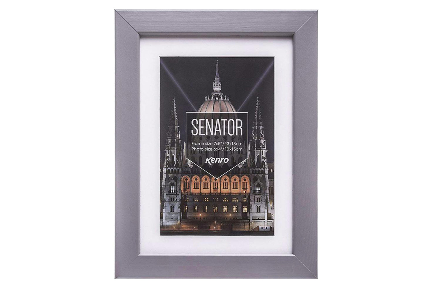 Kenro Senator Grey Photo Frame | 8X10/8X6