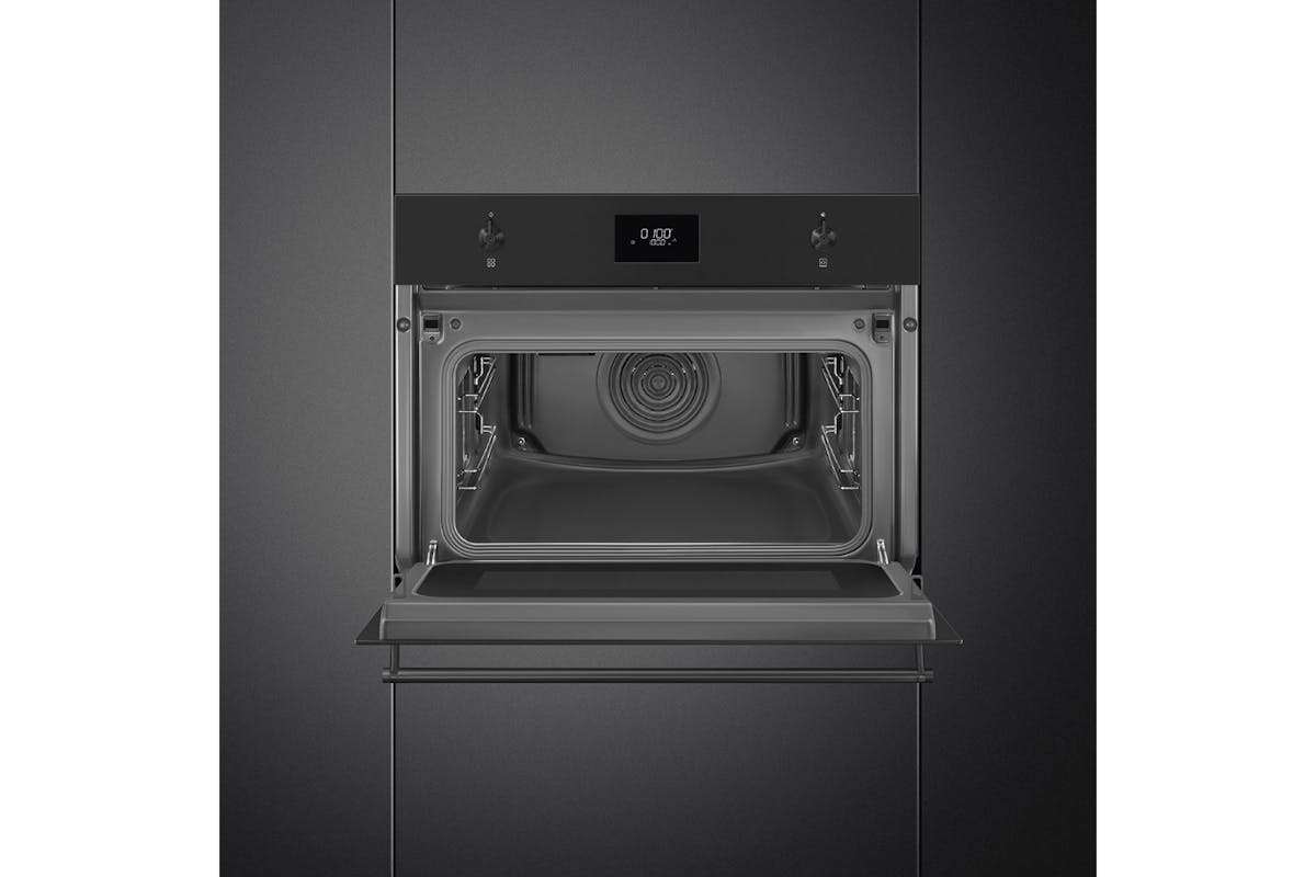 Smeg Classics 40L 800W Combination Microwave | SO4301M1N | Black-3