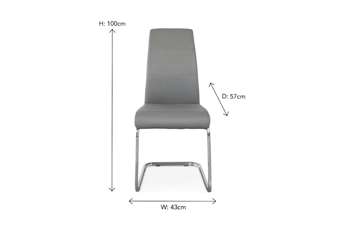 Dawson Dining Chair | Grey-8
