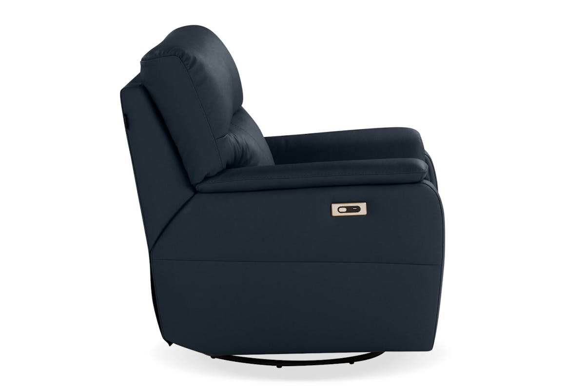 Sophia Swivel Armchair | Power Recliner | Black-3