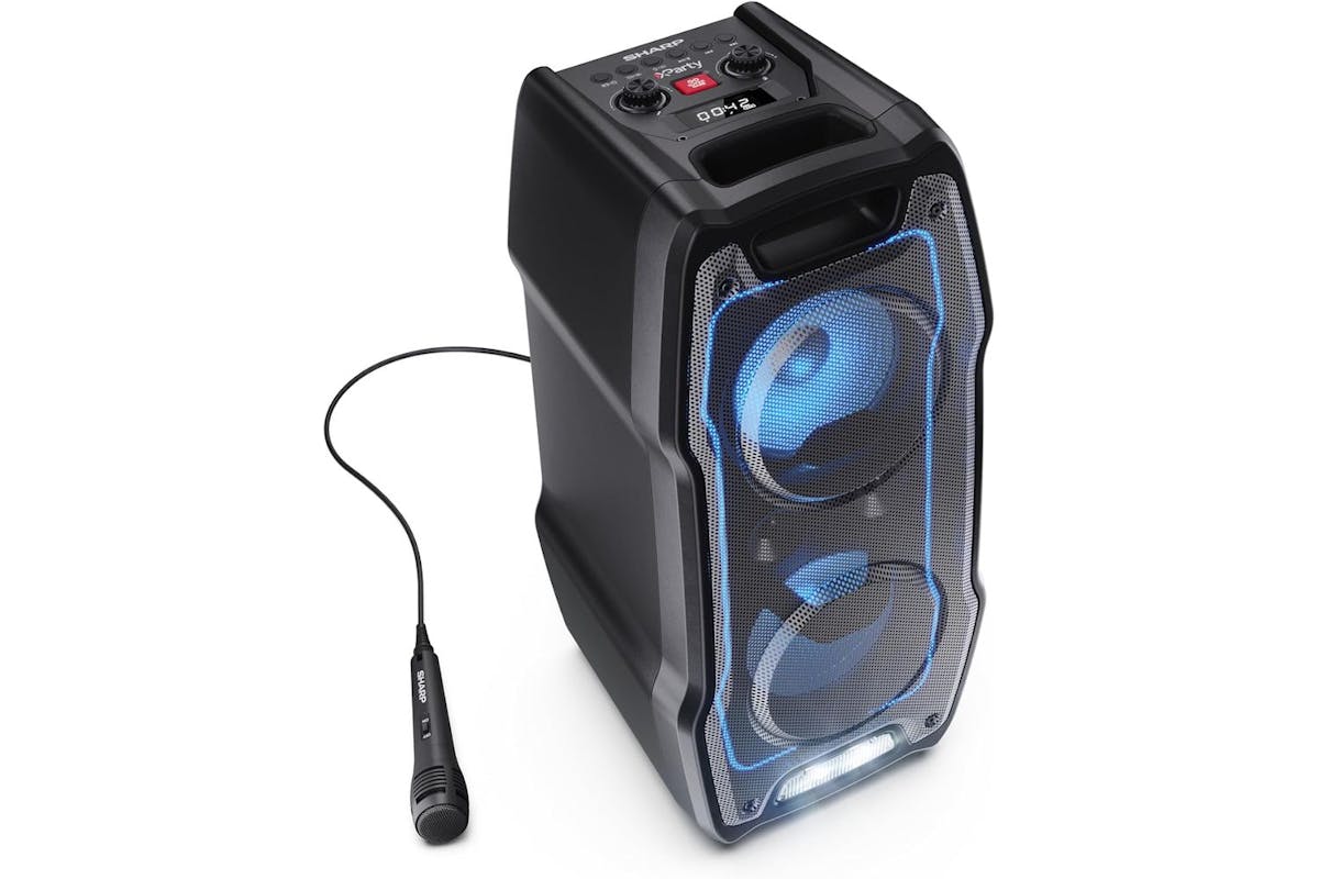 Sharp | 180w Xparty Sing Party Speaker | Bluetooth/aux Compatible | Sps-931b-3