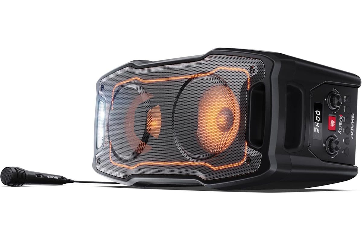 Sharp | 180w Xparty Sing Party Speaker | Bluetooth/aux Compatible | Sps-931b-4