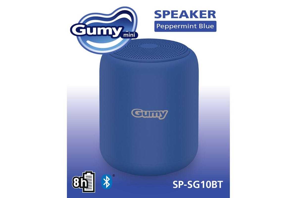 Jvc Blue Gumy Bt V53 Speaker - 5w Rms Power - Portable - Sd Card Reader - Rubberised Housing - Usb-c Charging Input --4