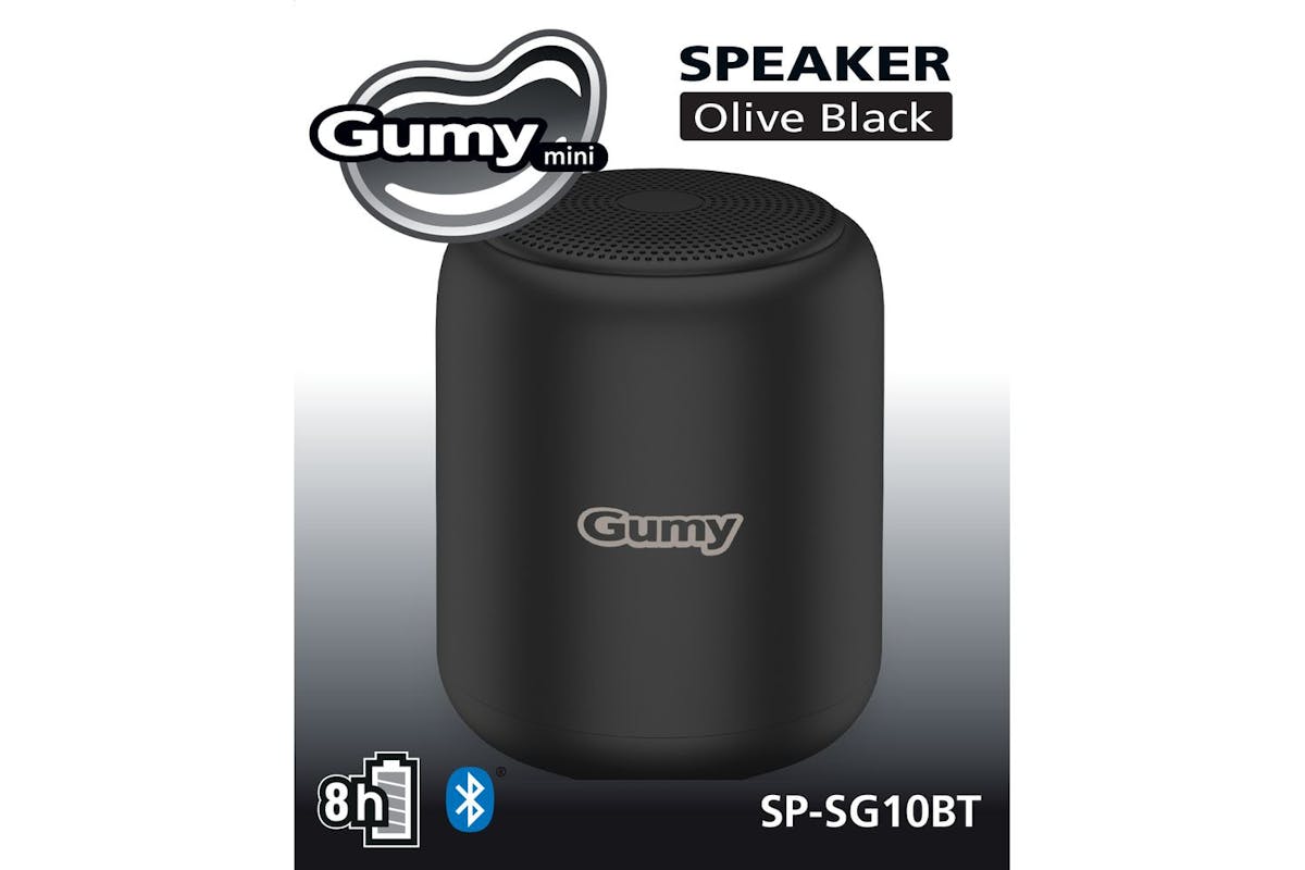 Jvc Black Gumy Bt V53 Speaker - 5w Rms Power - Portable - Sd Card Reader - Rubberised Housing - Usb-c Charging Input --4