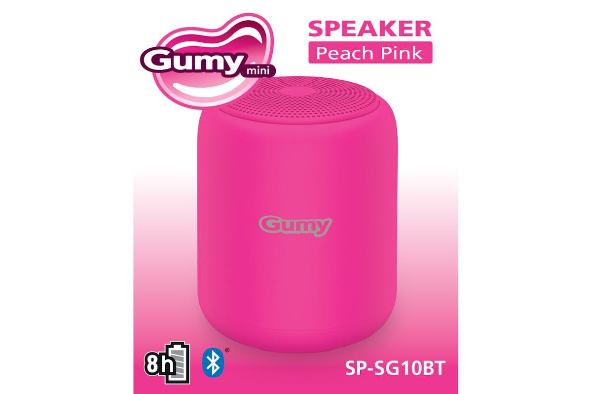 Jvc Pink Gumy Bt V53 Speaker - 5w Rms Power - Portable - Sd Card Reader - Rubberised Housing - Usb-c Charging Input --4