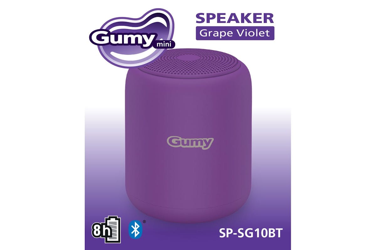Jvc White Gumy Bt V53 Speaker - 5w Rms Power - Portable - Sd Card Reader - Rubberised Housing - Usb-c Charging Input --4