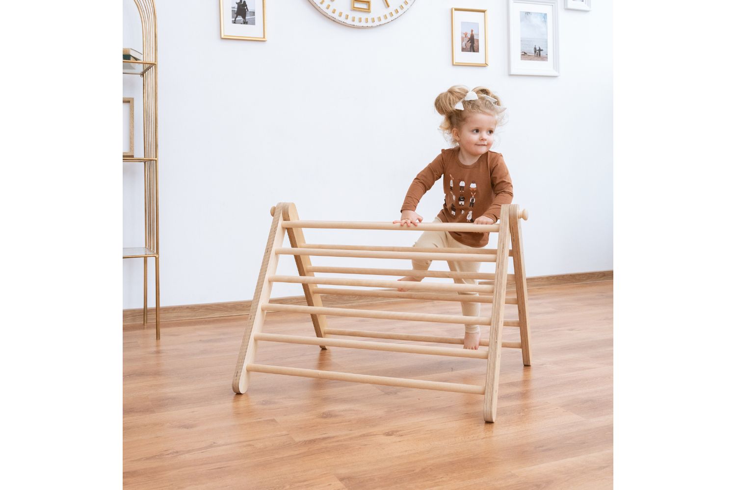 Ette Tete Climbing Frame Sipitri With Ramp | Climbing Frame | Wood | Adjustable-7