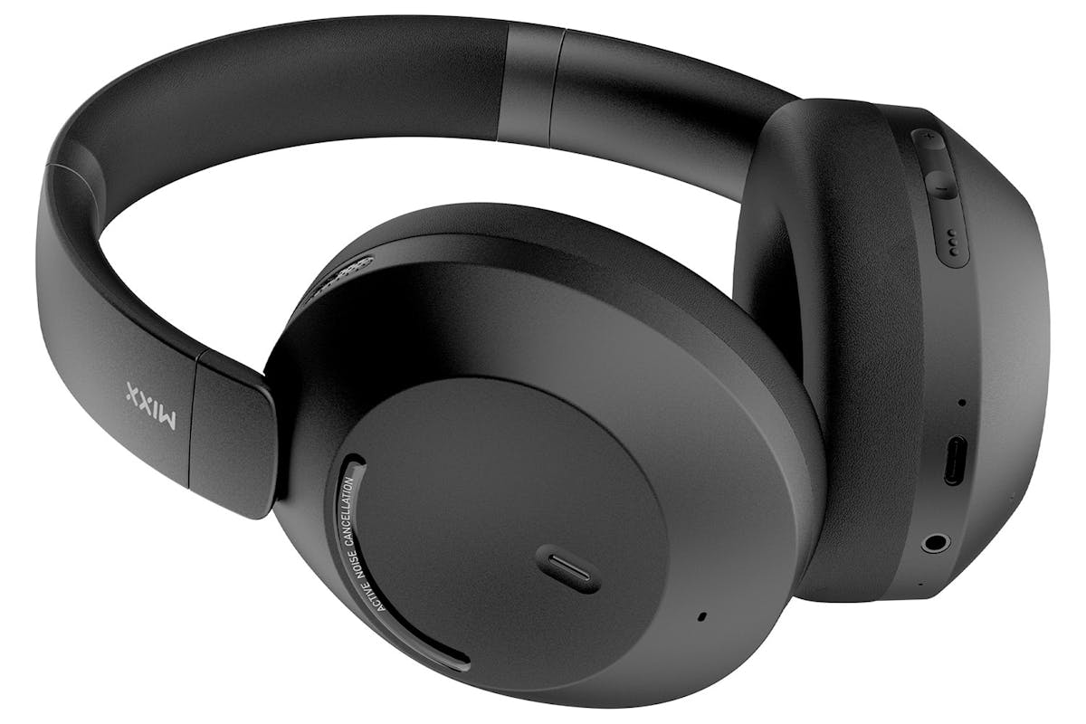 Mixx Streamq C4 Active Noise Cancelling Over Ear Wireless Headphones | Black-3