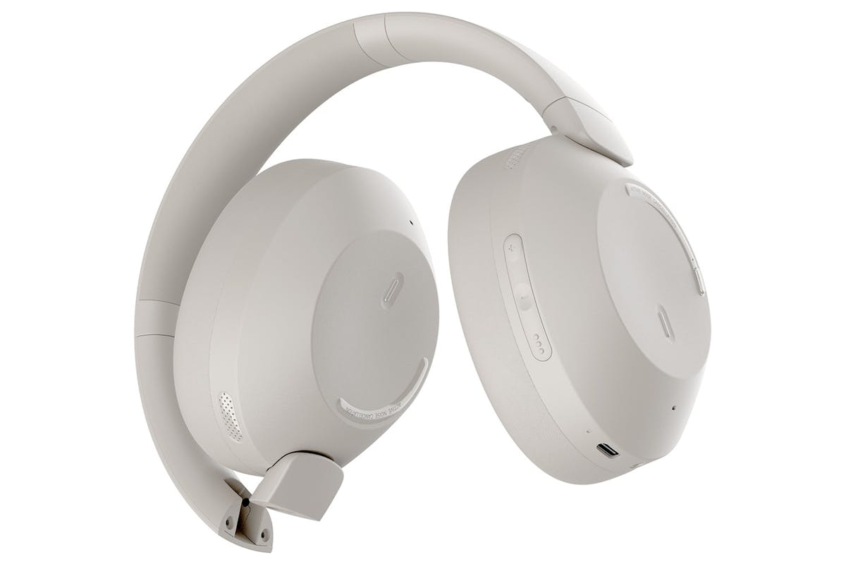 Mixx Streamq C4 Active Noise Cancelling Over Ear Wireless Headphones | Sand-4