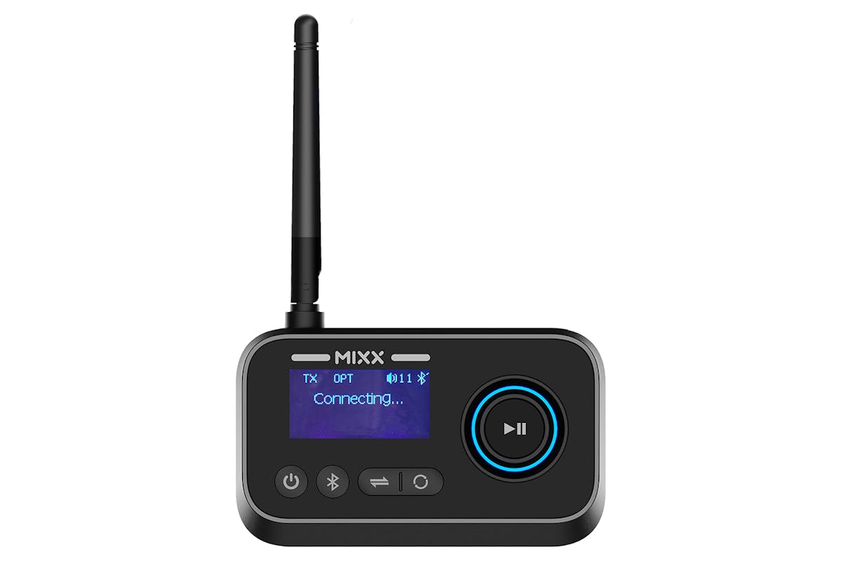 Mixx StreamQ Active Noise Cancelling TV Headphones and Audio Transmitter | Bundle | SQTV-SP-BK-399-4