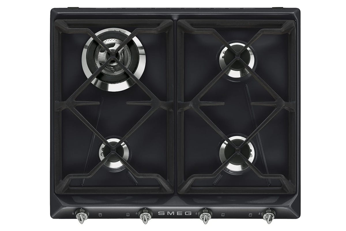 Smeg 60cm Built-in Gas Hob | SR964NGH | Black