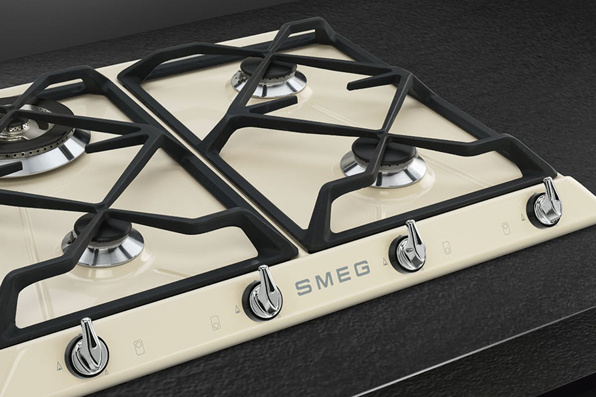 Smeg 60cm Victoria Aesthetic Gas Hob | SR964PGH | Cream-3