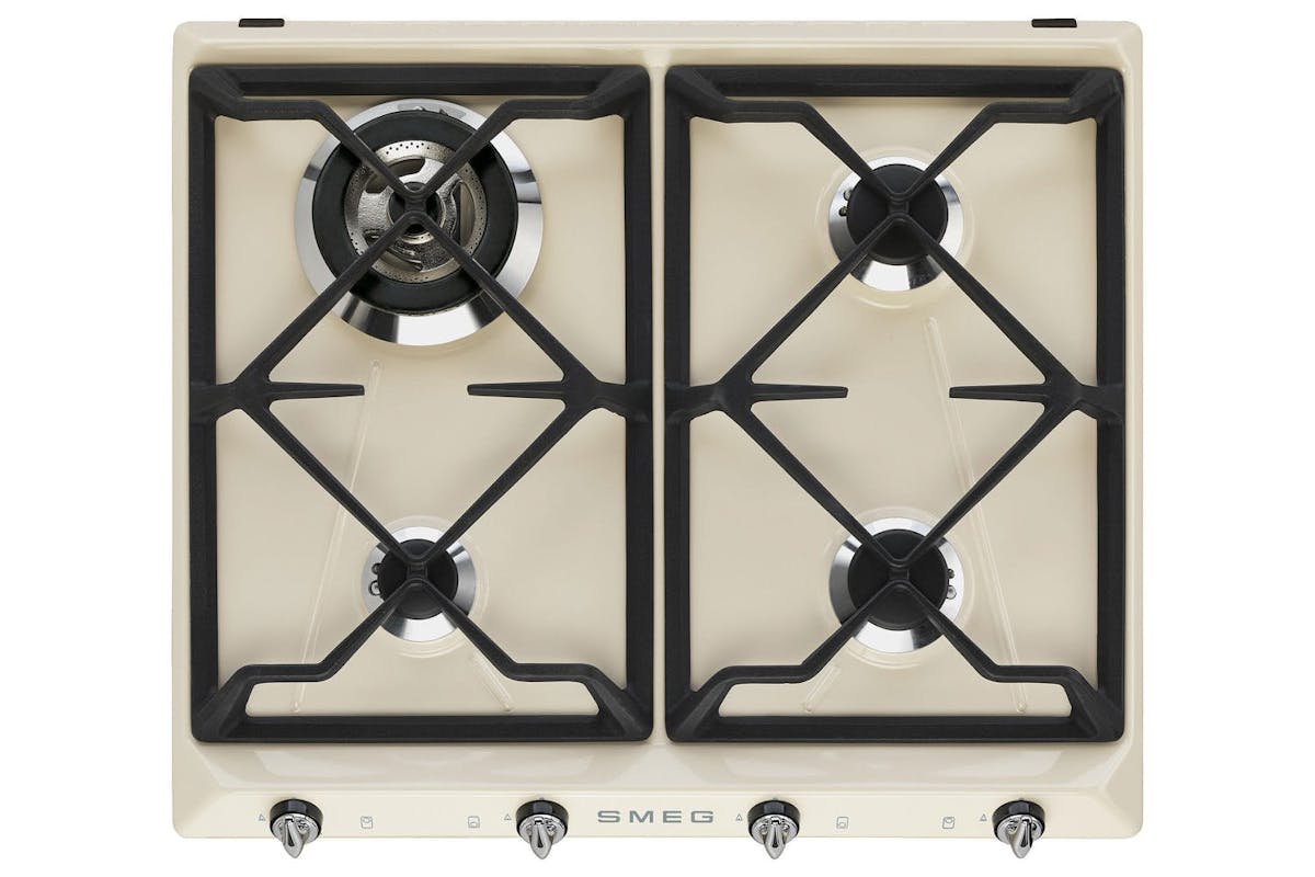 Smeg 60cm Victoria Aesthetic Gas Hob | SR964PGH | Cream-2