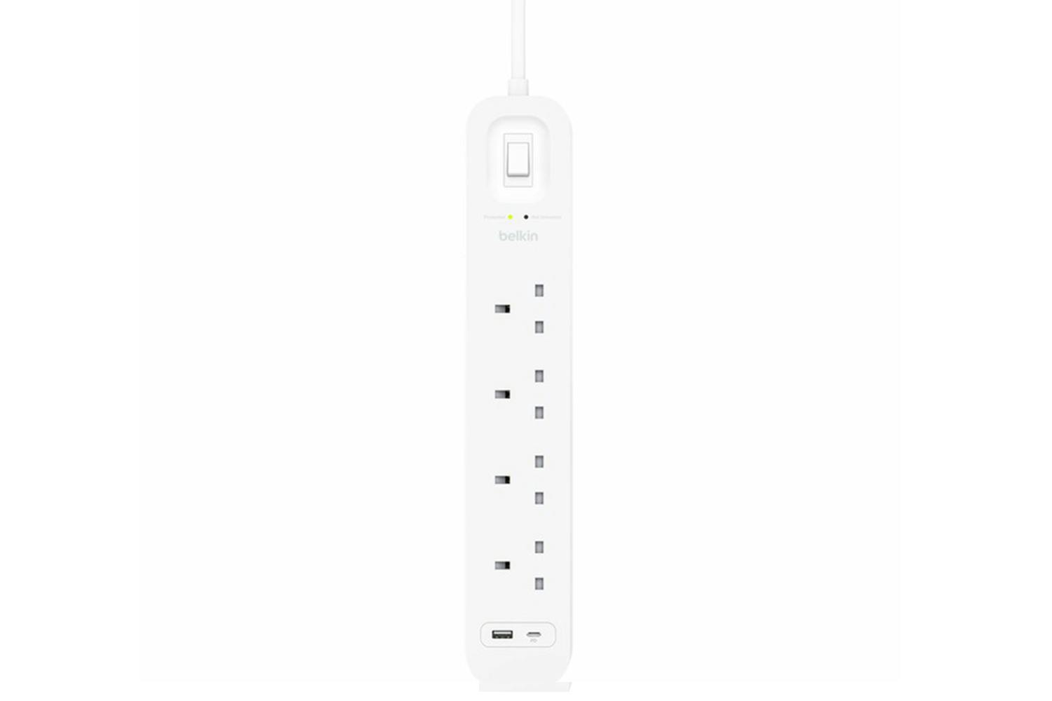 Belkin Connect 4 Outlet with 1 USB-C & 1 USB-A Surge Protector-4