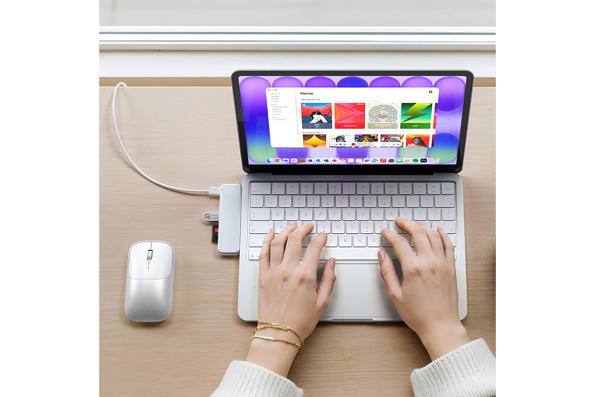 Satechi USB-C Snap Hub | Silver-2