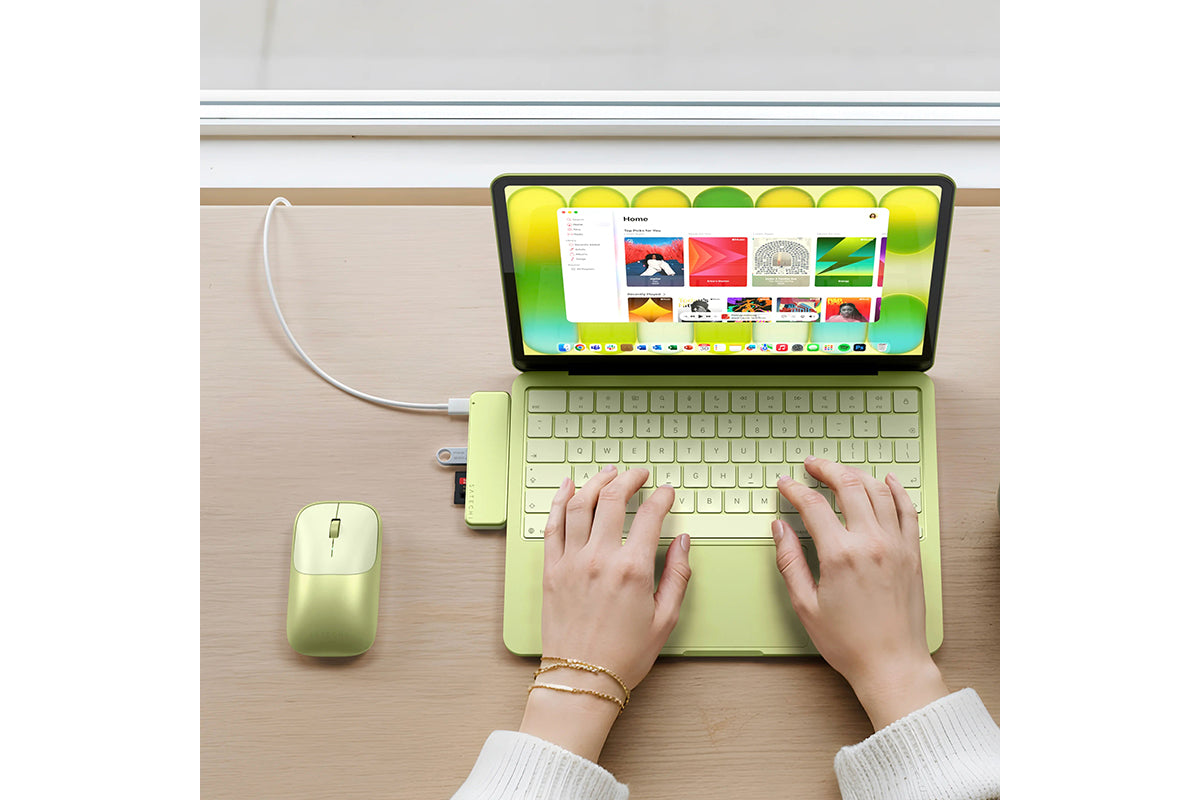 Satechi USB-C Snap Hub | Citrus-2