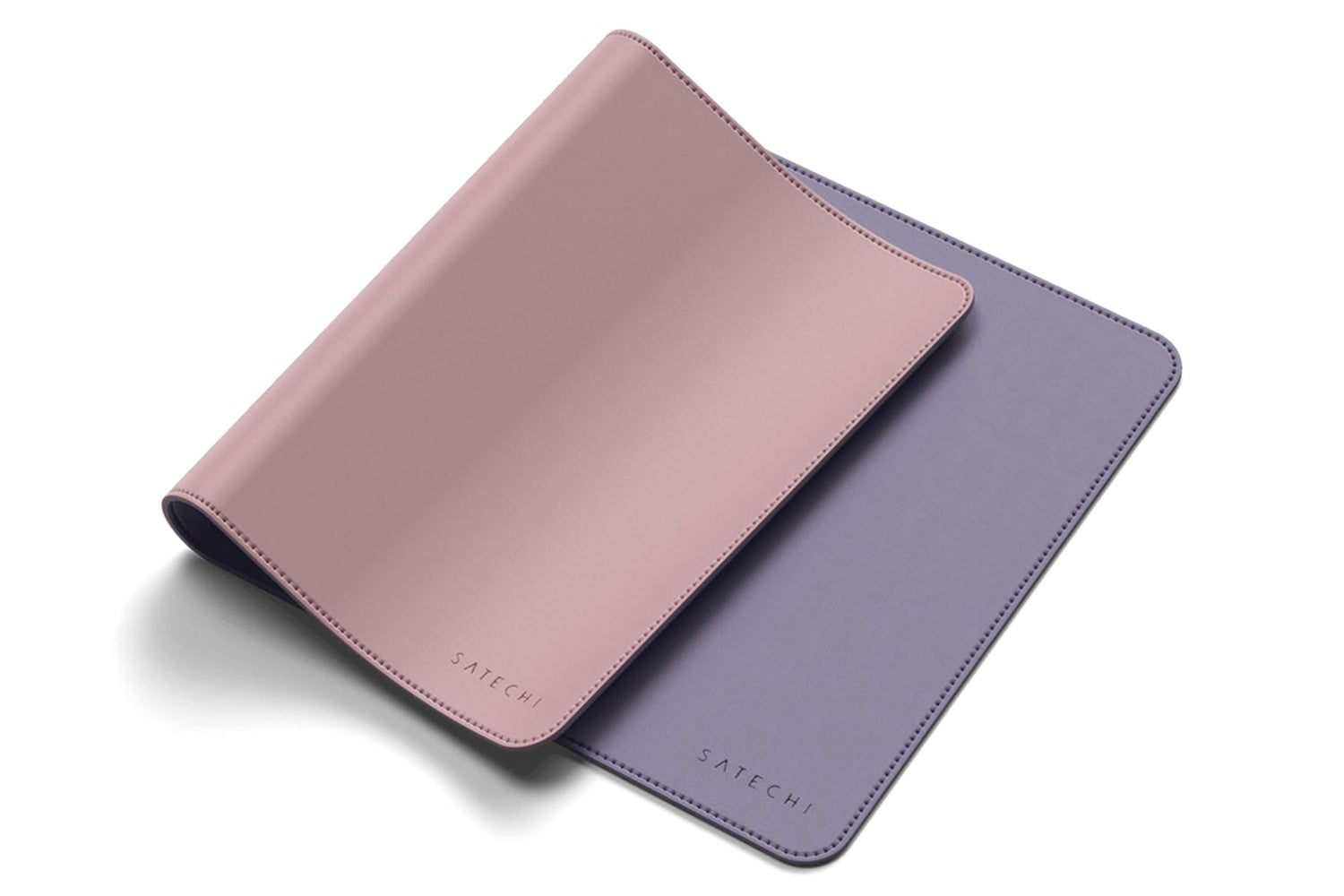 Satechi Dual Sided Eco-Leather Deskmate | Pink & Purple-2