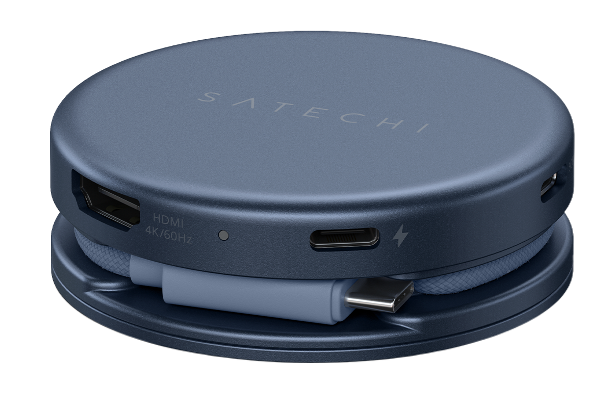 Satechi OntheGo 5-in-1 Multiport Adapter | Indigo-6