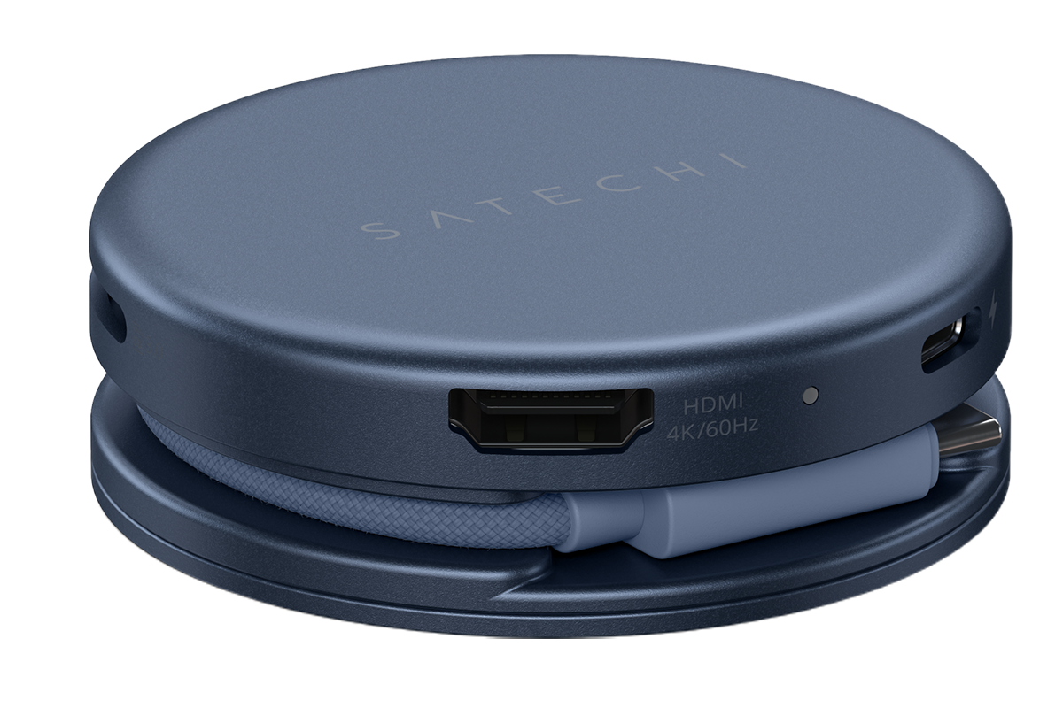 Satechi OntheGo 5-in-1 Multiport Adapter | Indigo-7
