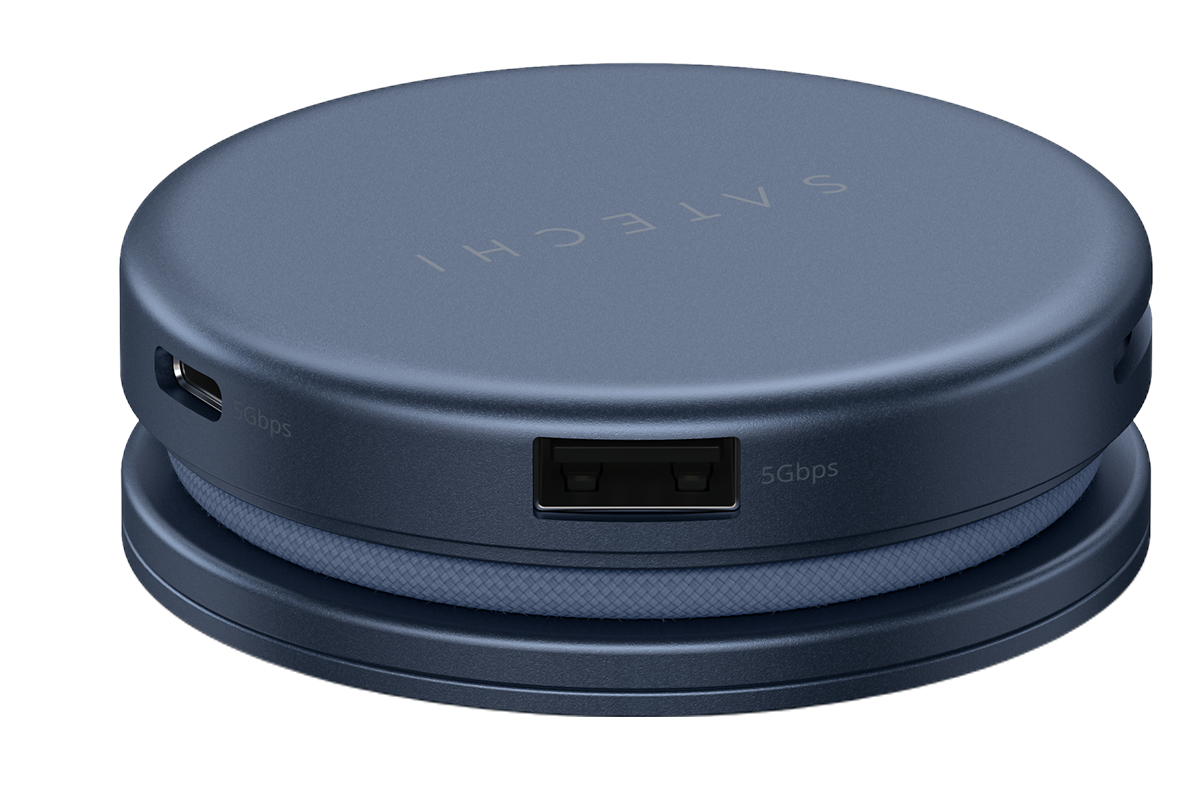 Satechi OntheGo 5-in-1 Multiport Adapter | Indigo-9
