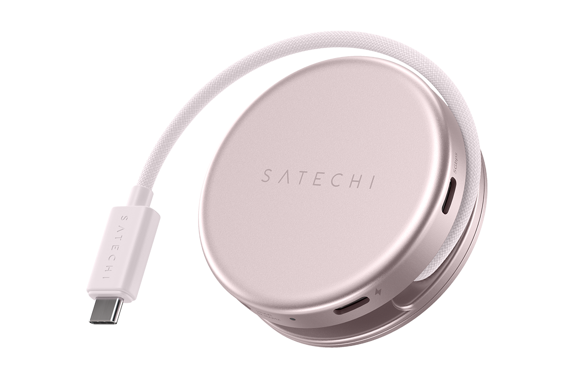 Satechi OntheGo 5-in-1 Multiport Adapter | Blush-4