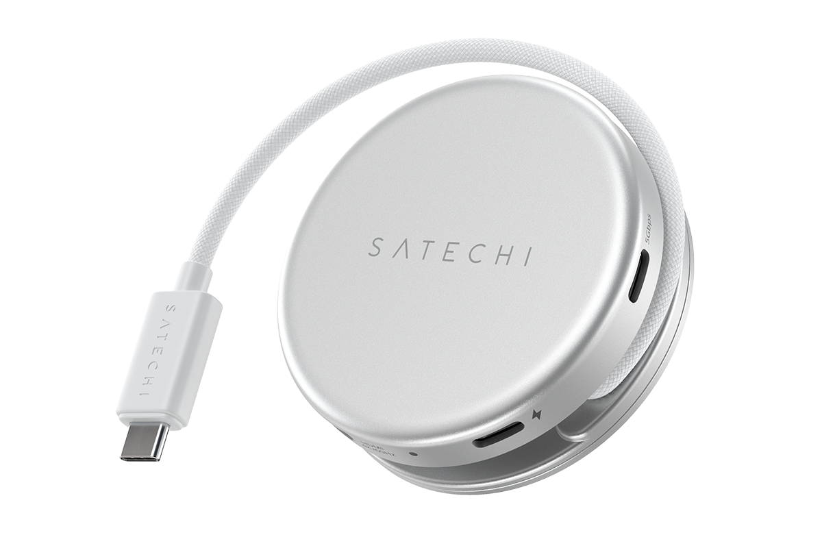 Satechi OntheGo 5-in-1 Multiport Adapter | Silver-4