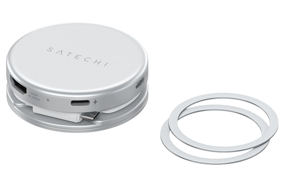 Satechi OntheGo 5-in-1 Multiport Adapter | Silver-5