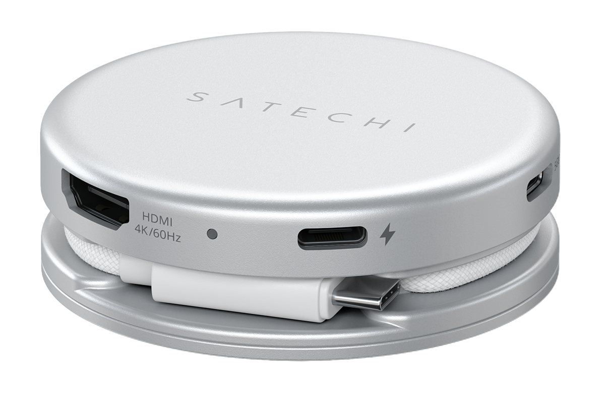 Satechi OntheGo 5-in-1 Multiport Adapter | Silver-6