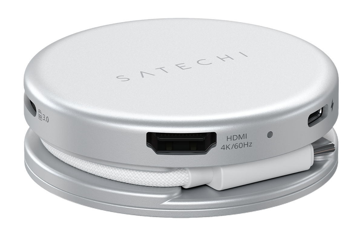 Satechi OntheGo 5-in-1 Multiport Adapter | Silver-7