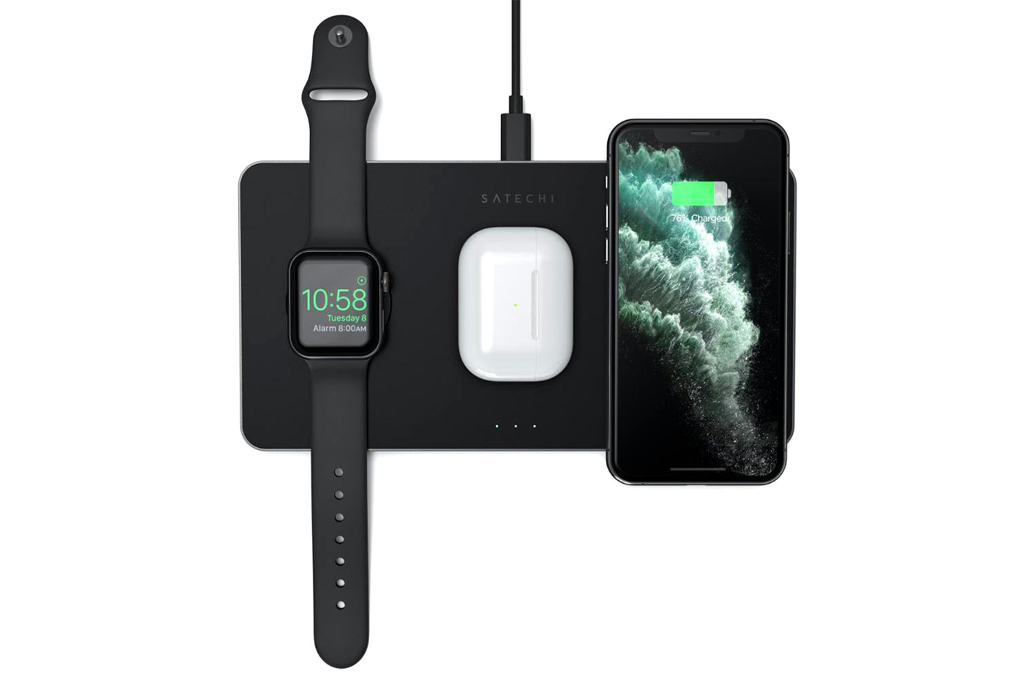 Satechi Trio Wireless Charger with Magnetic Pad-2