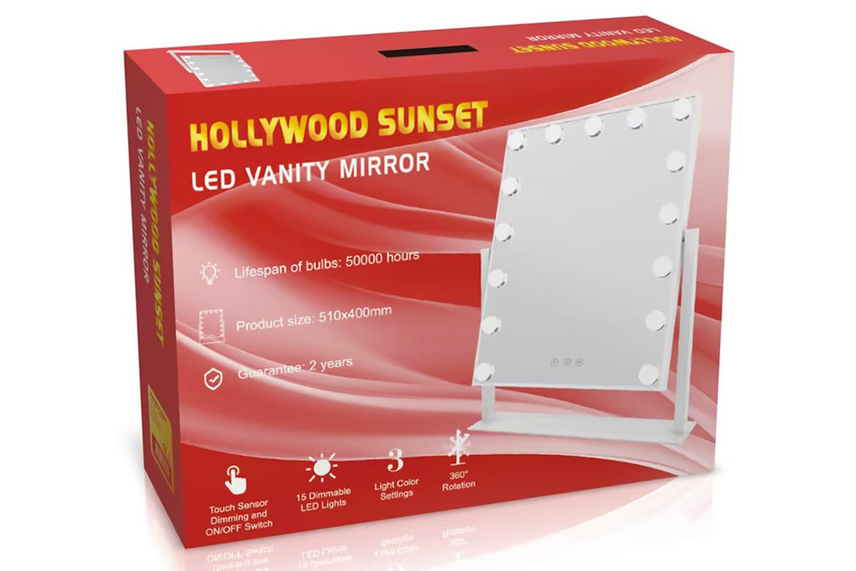 Hollywood Sunrise LED Vanity Mirror | 51 x 40 cm-10