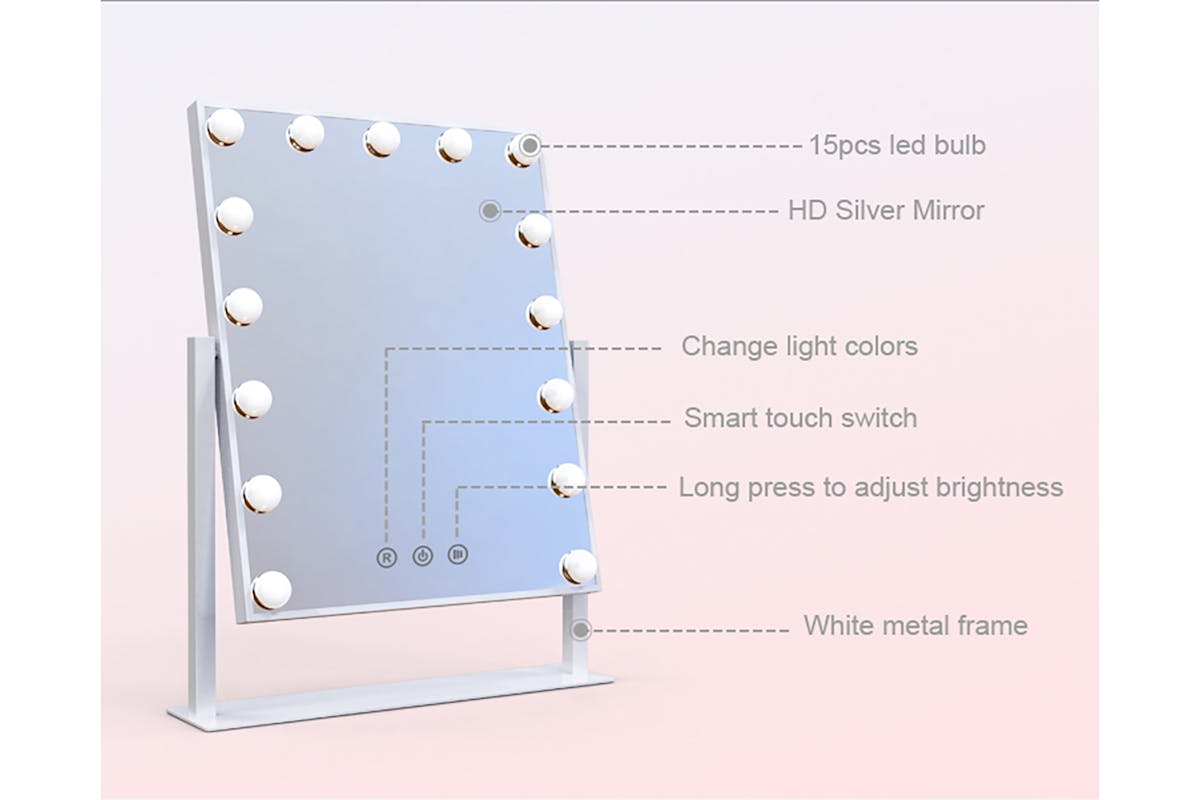 Hollywood Sunrise LED Vanity Mirror | 51 x 40 cm-5