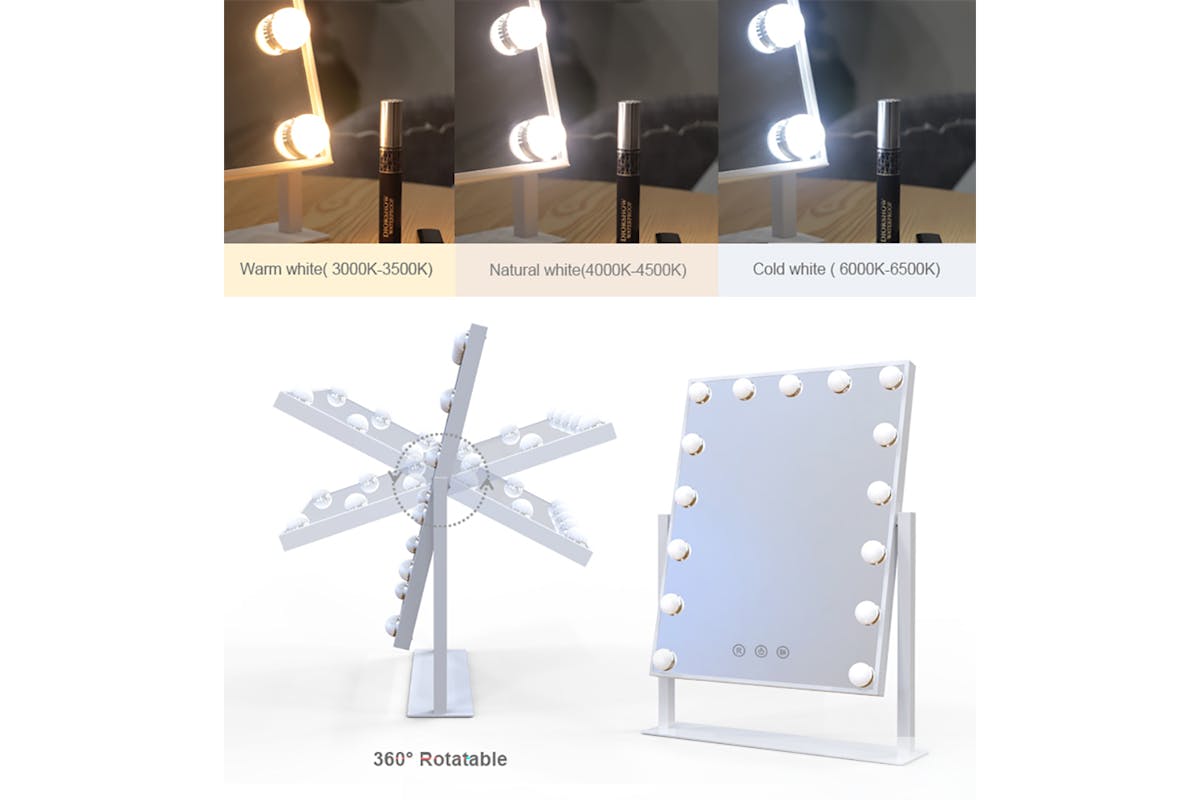 Hollywood Sunrise LED Vanity Mirror | 51 x 40 cm-7