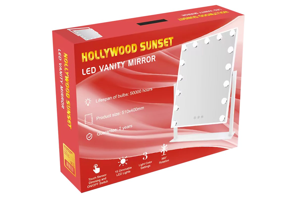 Hollywood Sunrise LED Vanity Mirror | 51 x 40 cm-11