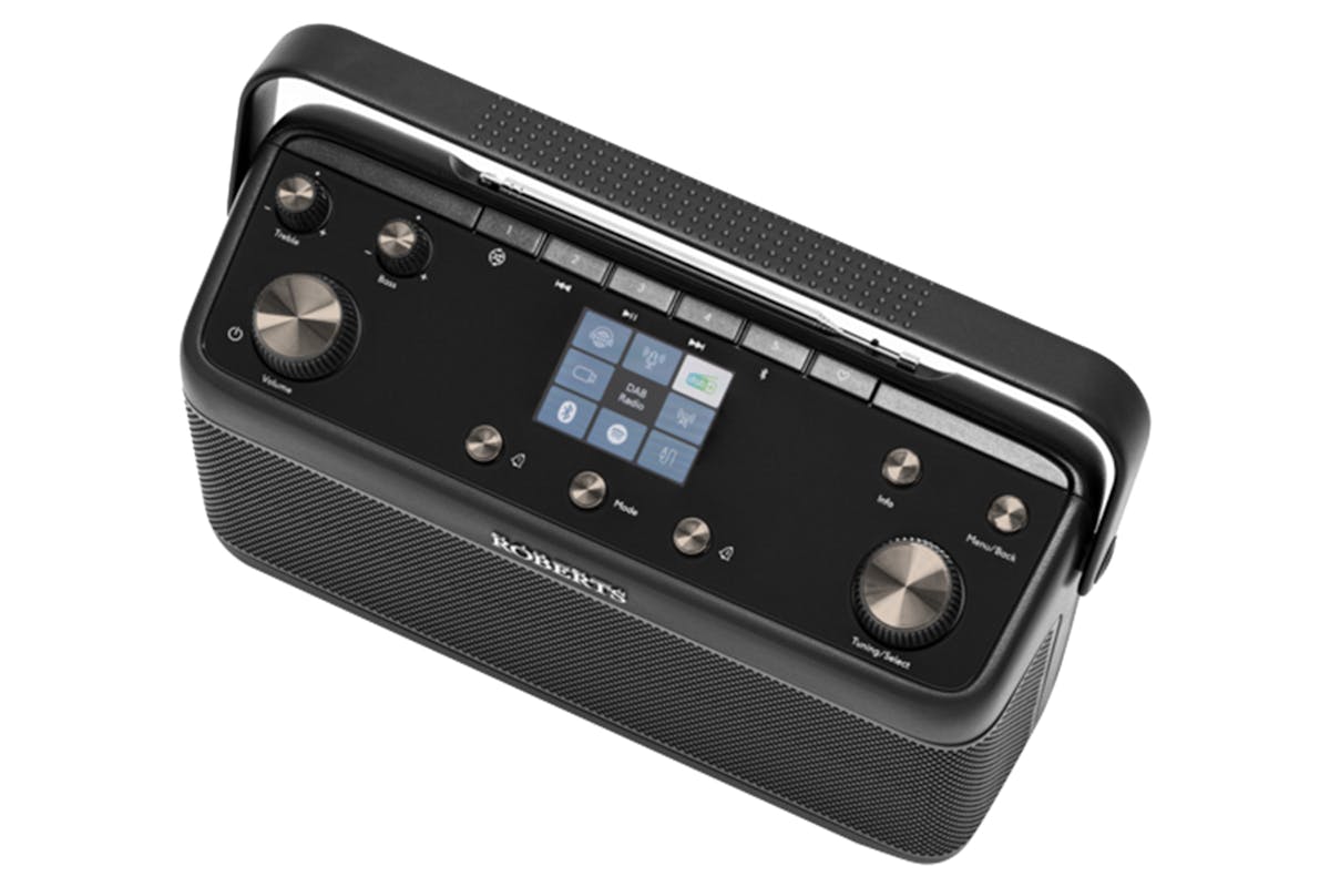 Roberts Stream 219 Internet Portable Stereo Radio with Spotify | Black-3
