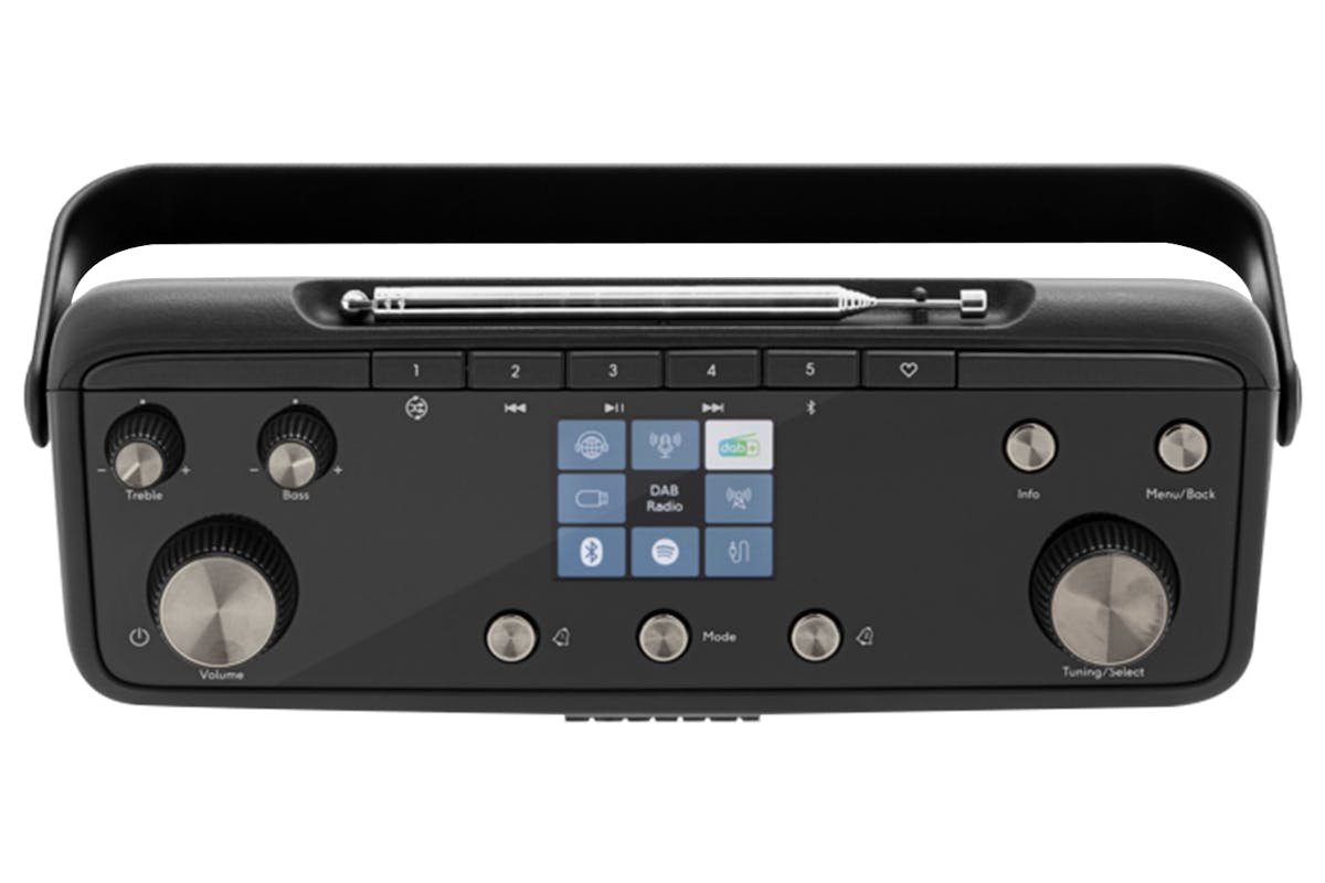 Roberts Stream 219 Internet Portable Stereo Radio with Spotify | Black-4