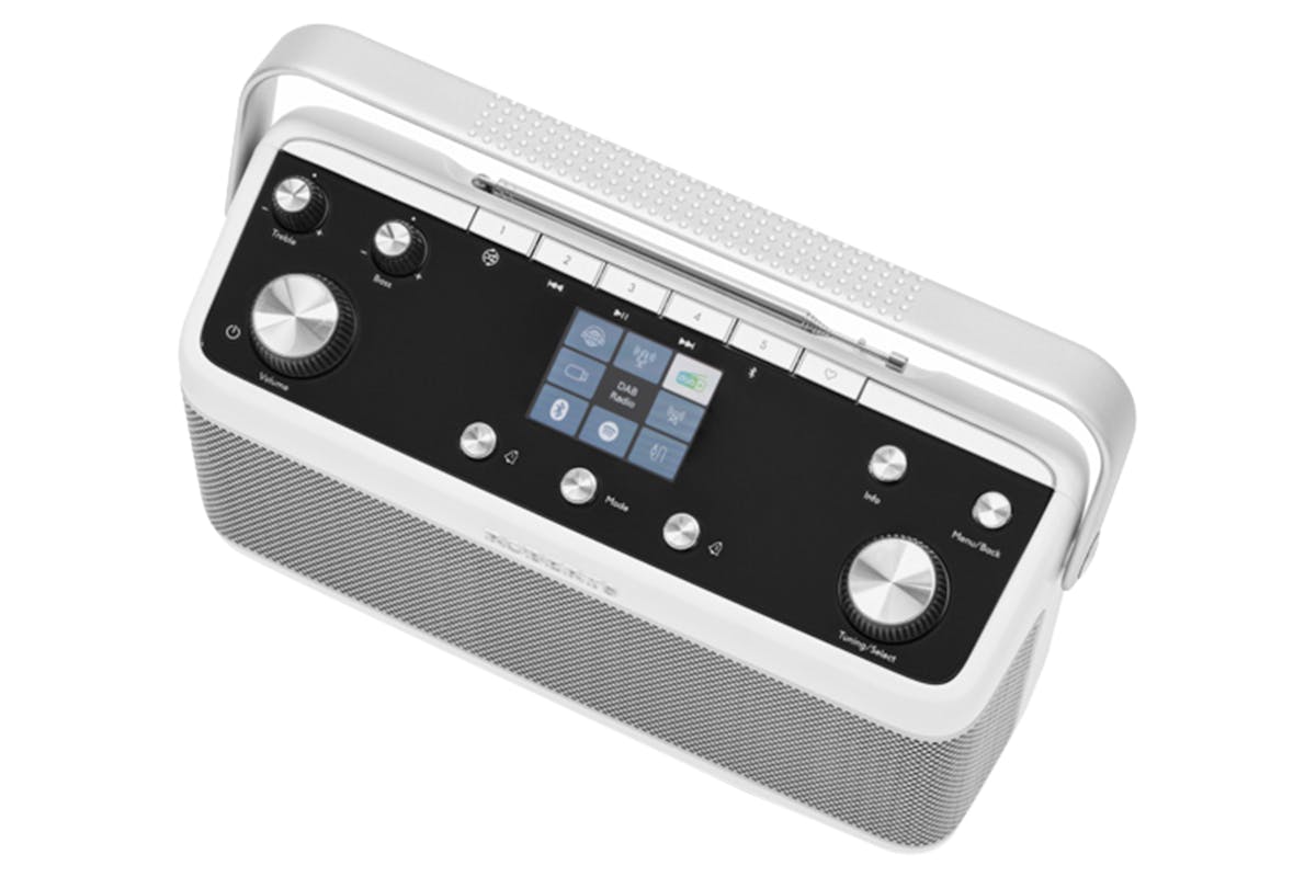 Roberts Stream 219 Internet Portable Stereo Radio with Spotify | White-3