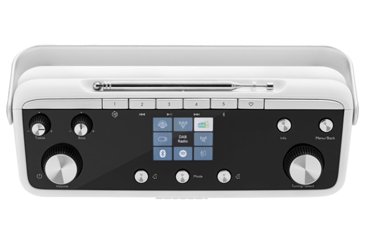 Roberts Stream 219 Internet Portable Stereo Radio with Spotify | White-4