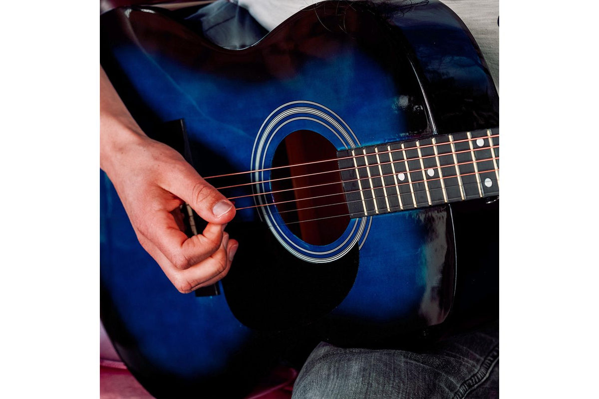 3rd Avenue Acoustic Guitar Premium Pack - Blueburst-6