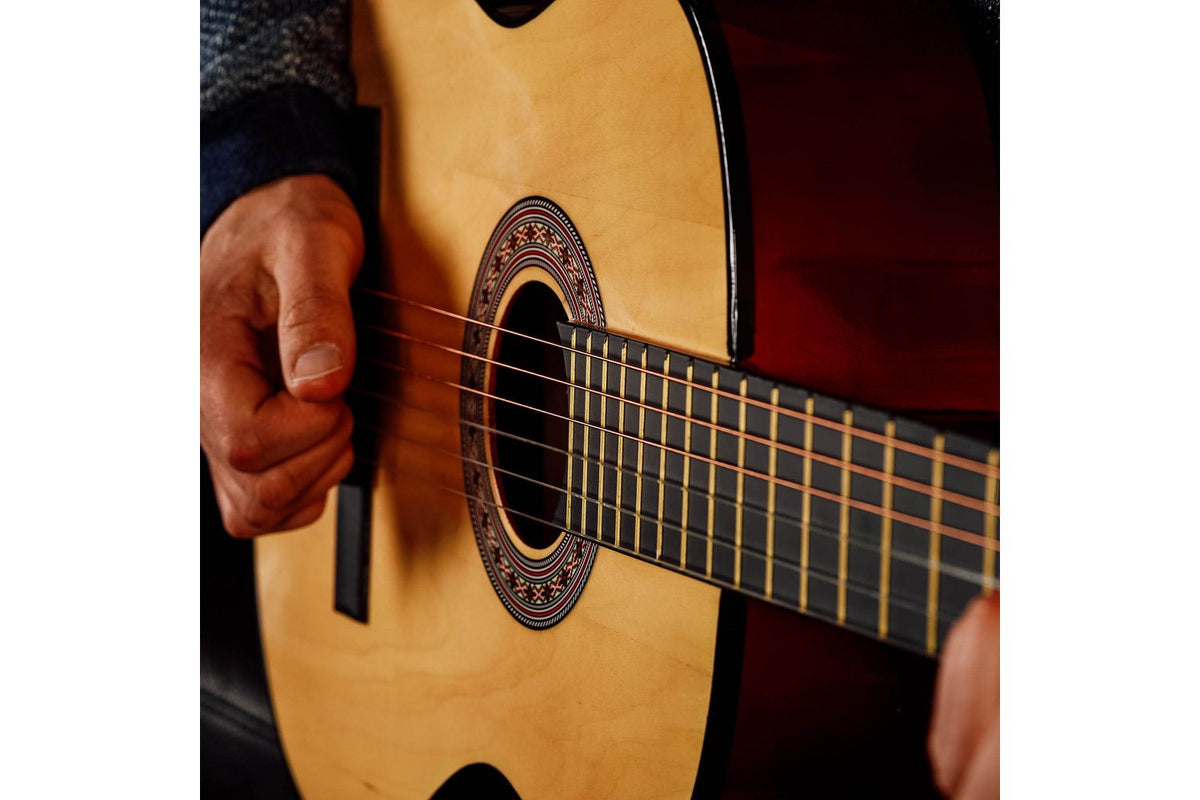 3rd Avenue Full Size Classical Guitar Pack - Natural-6