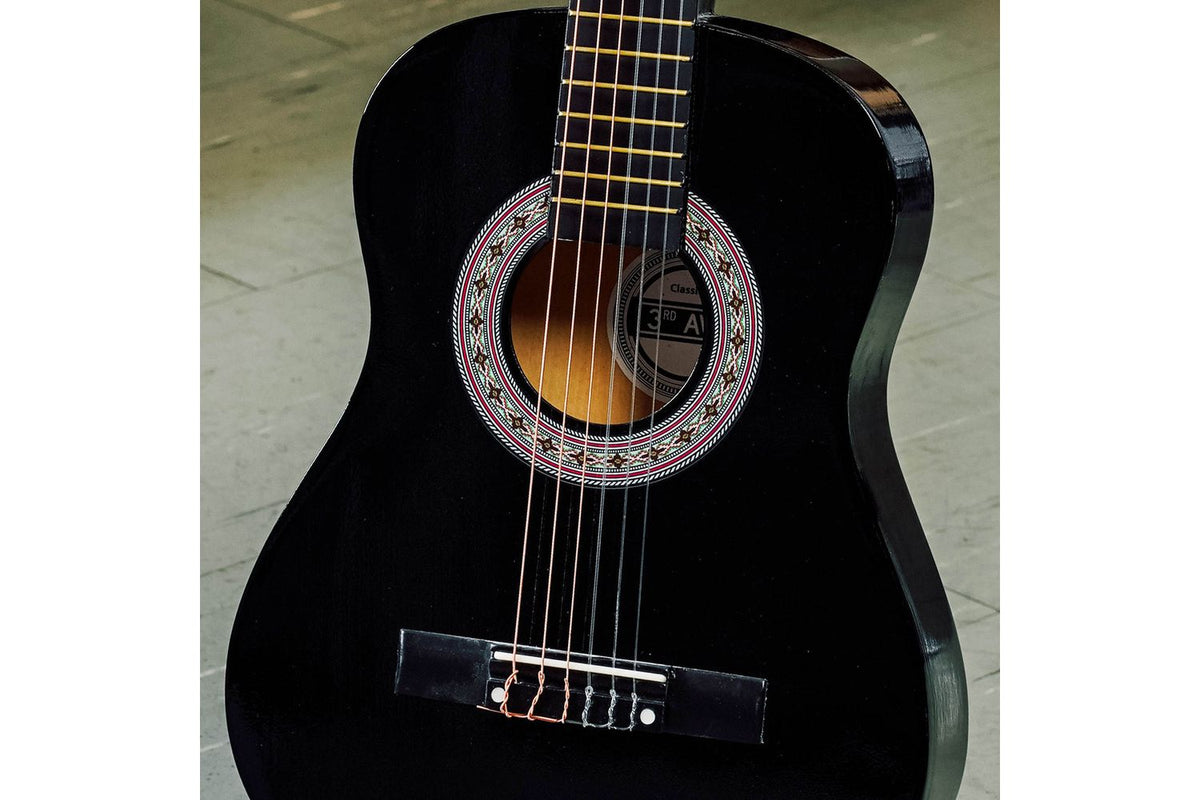 3rd Avenue 12 Size Classical Guitar Pack - Black-6