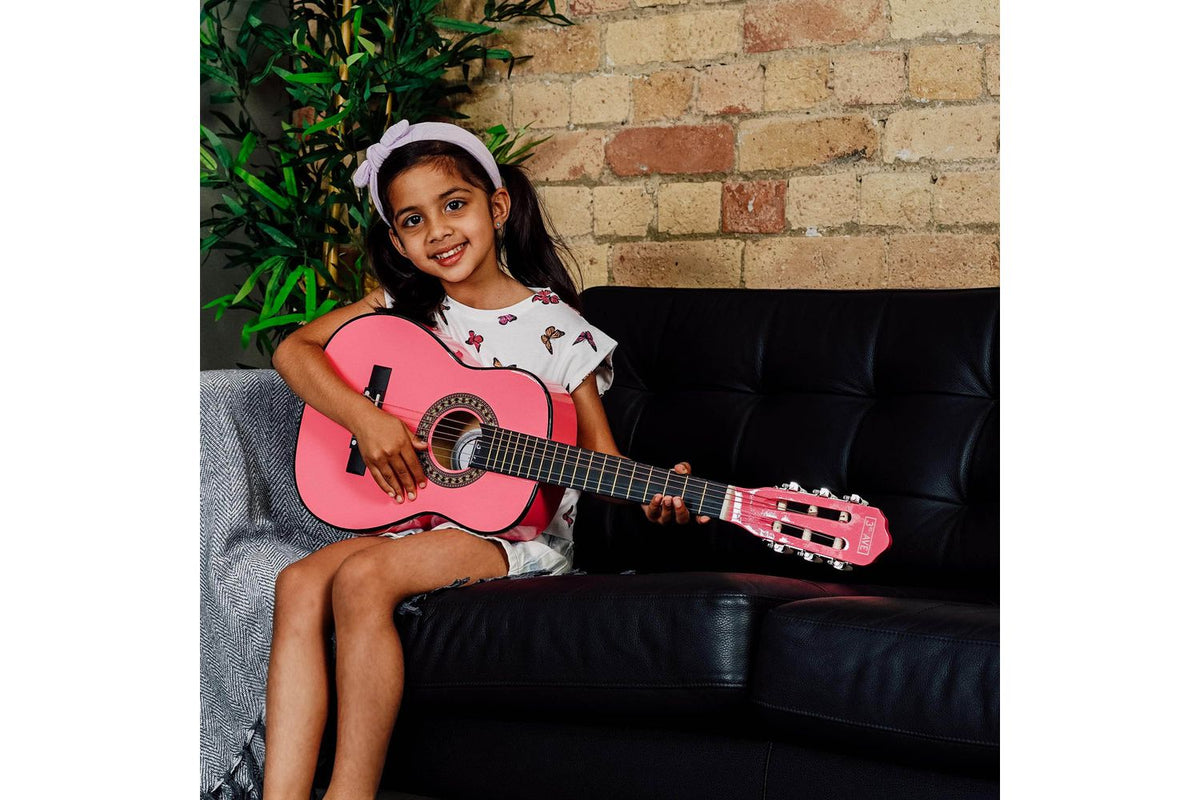 3rd Avenue 14 Size Classical Guitar Pack - Pink-5