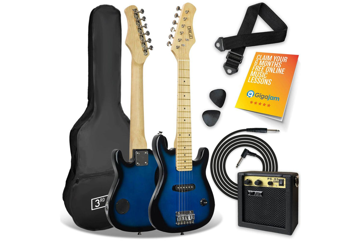 3rd Avenue Junior Electric Guitar Pack - Blueburst