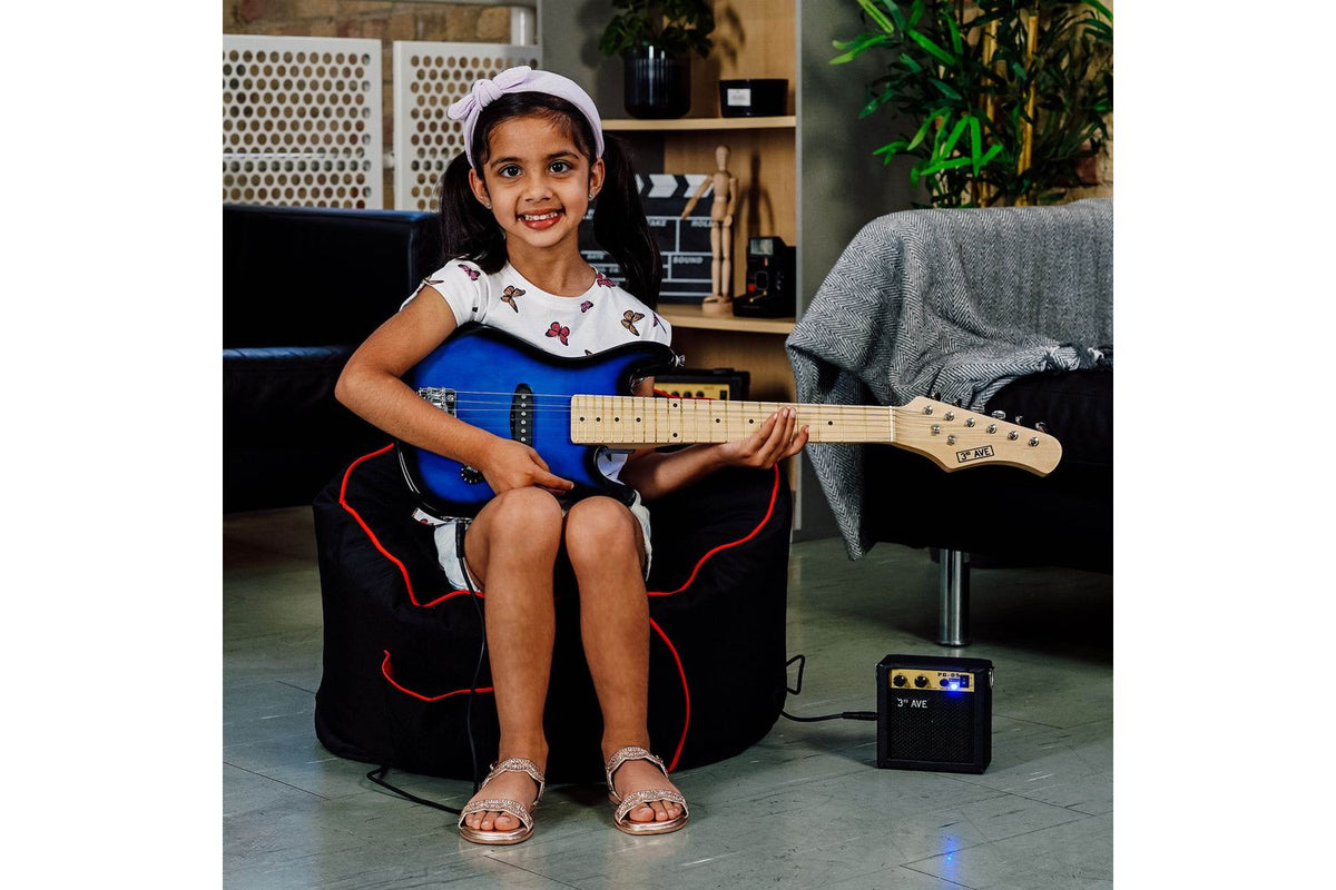 3rd Avenue Junior Electric Guitar Pack - Blueburst-5