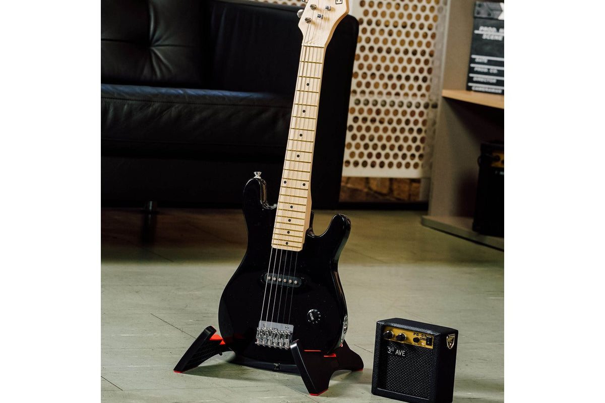 3rd Avenue Junior Electric Guitar Pack - Black-6