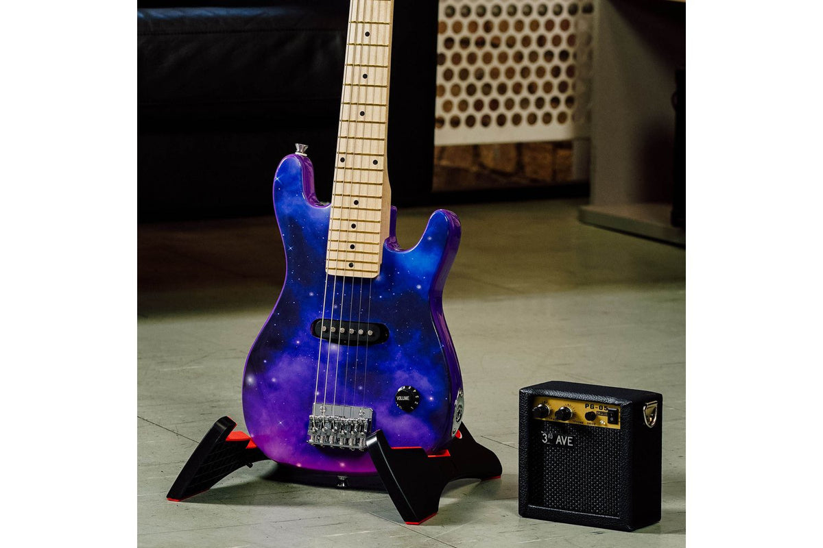 3rd Avenue Junior Electric Guitar Pack - Purple Galaxy-6