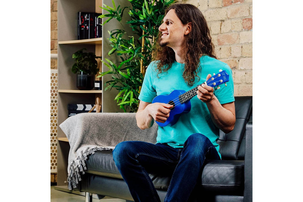 3rd Avenue Soprano Ukulele Pack - Blue-5