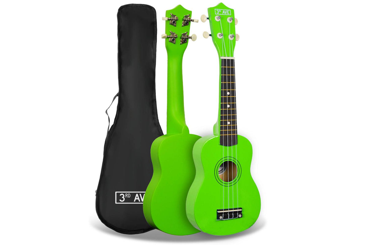 3rd Avenue Soprano Ukulele - Lime Green