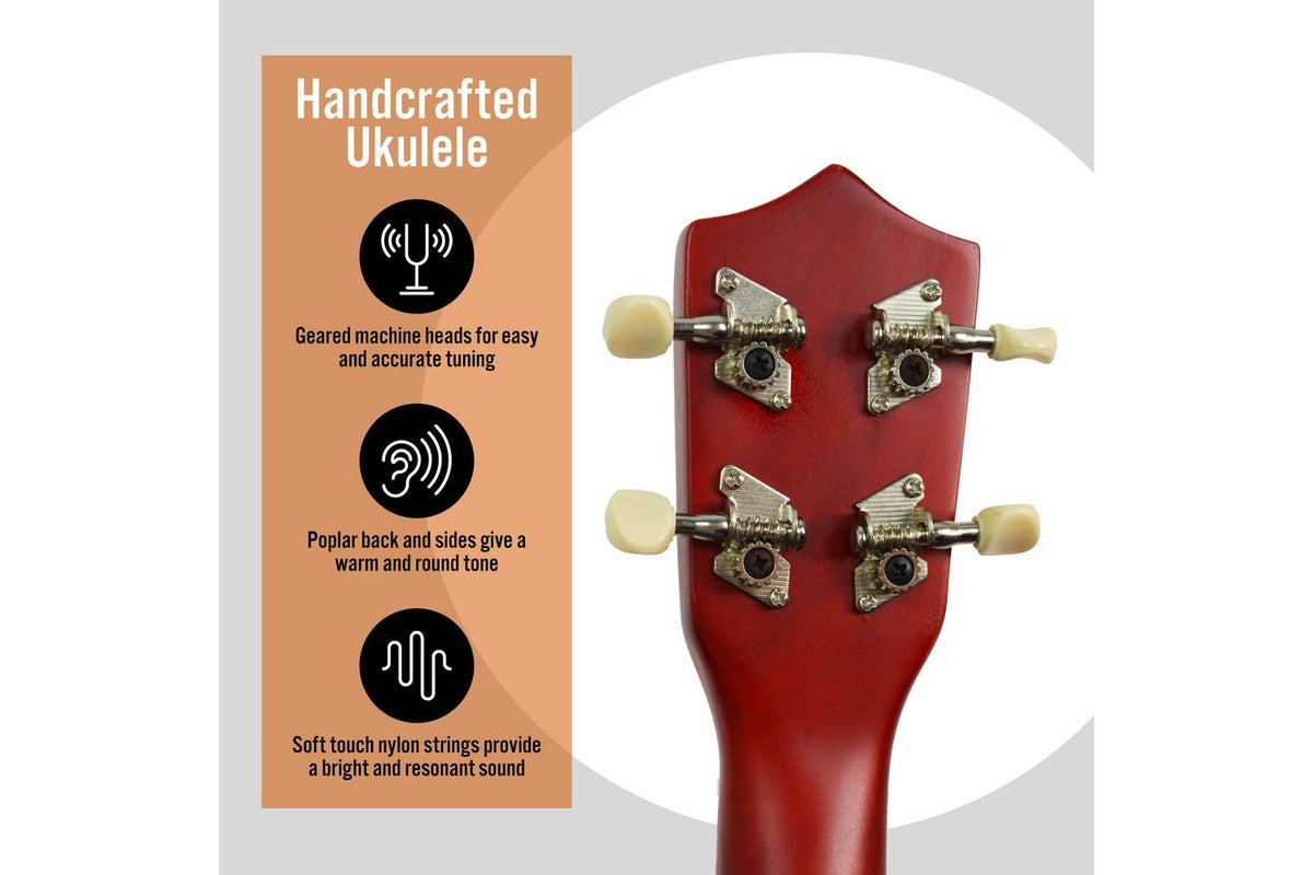 3rd Avenue Soprano Ukulele Pack - Natural-4