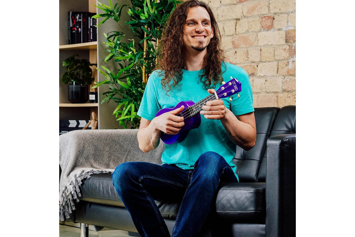 3rd Avenue Soprano Ukulele Pack - Purple-5